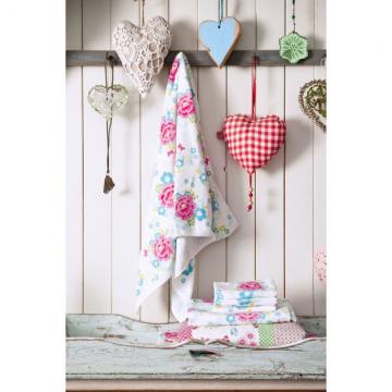 Prosop baie fetite flori roz Funny Flower 70x140 cm