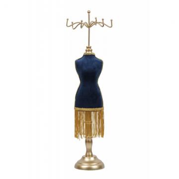 Suport bjiuterii manechin Guimard Bleu 40x12x12 cm