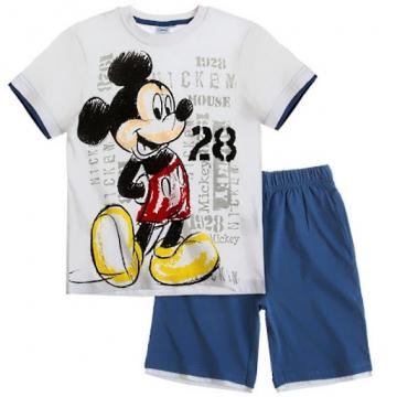 Tricou cu maneca scurta si Bermuda Disney Mickey