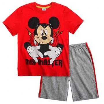 Tricou cu maneca scurta si Bermuda Disney Mickey